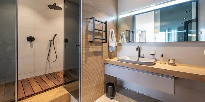 teak shower floor pros and cons