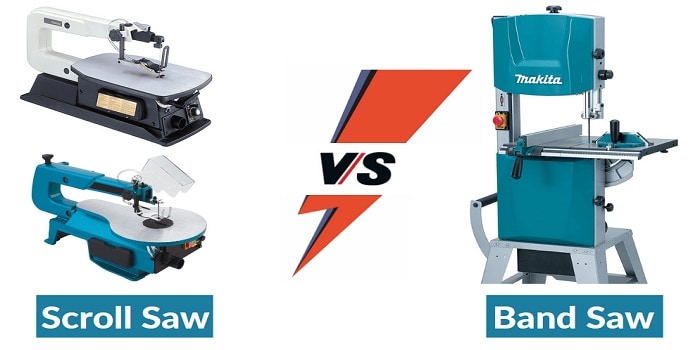 difference between scroll saw and band saw