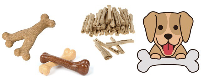 bamboo chew bones and shoots