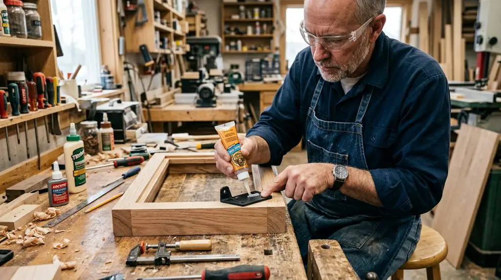 Gluing Plastic and Wood