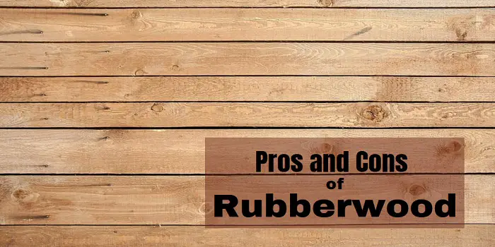 is rubberwood good for furniture