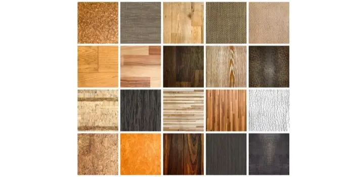 Parquet patterns of wood flooring