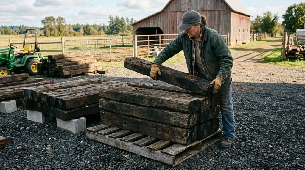 Recycling Railroad Ties
