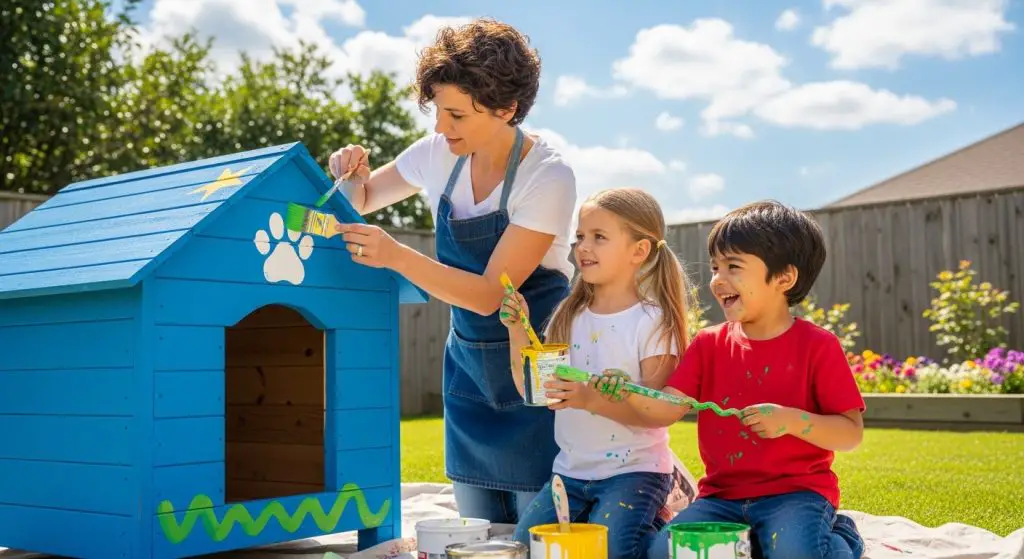 Painting a Dog House