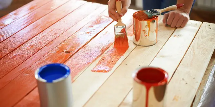 staining plywood