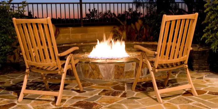 is fire pit under pergola safe