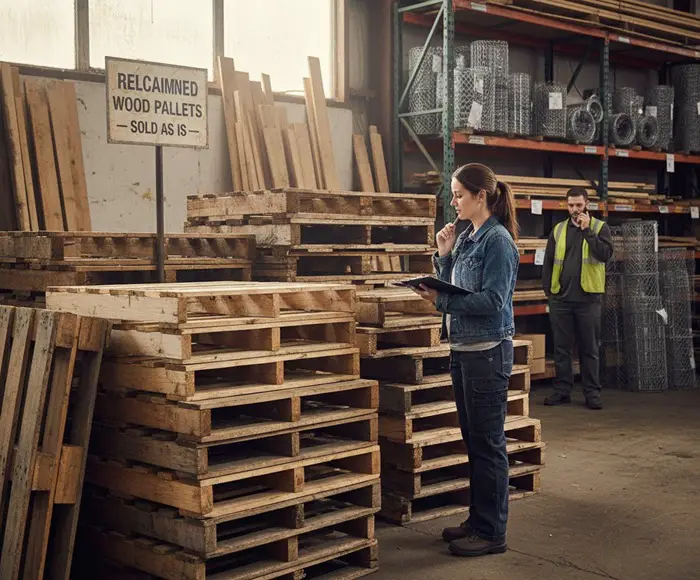 used wooden pallets for free