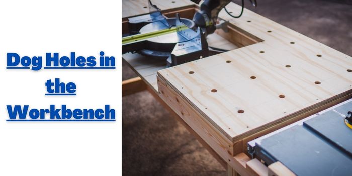 dog holes in workbench