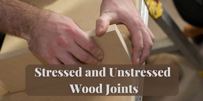 few difference between stressed and unstressed wood joints