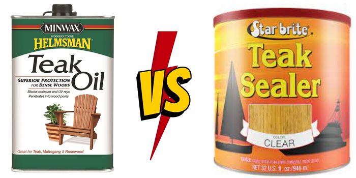 difference between teak oil vs. teak sealer