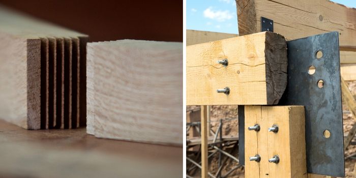 stressed vs unstressed wood joints