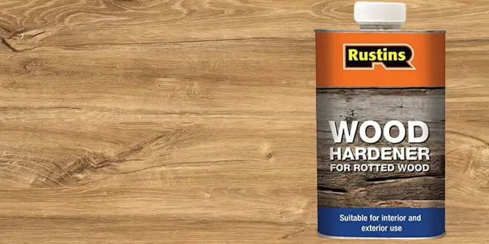 Usage of wood hardener