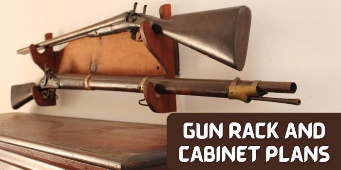 wooden gun cabinet plans and storage ideas