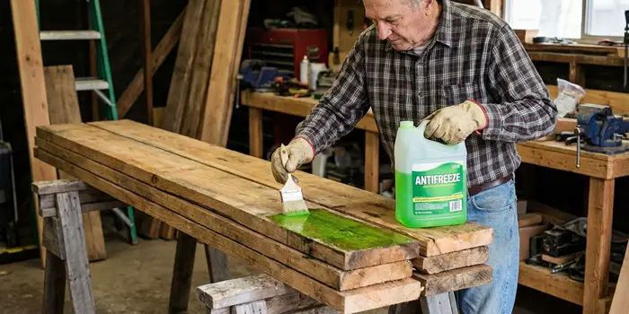 antifreeze for wood preservation
