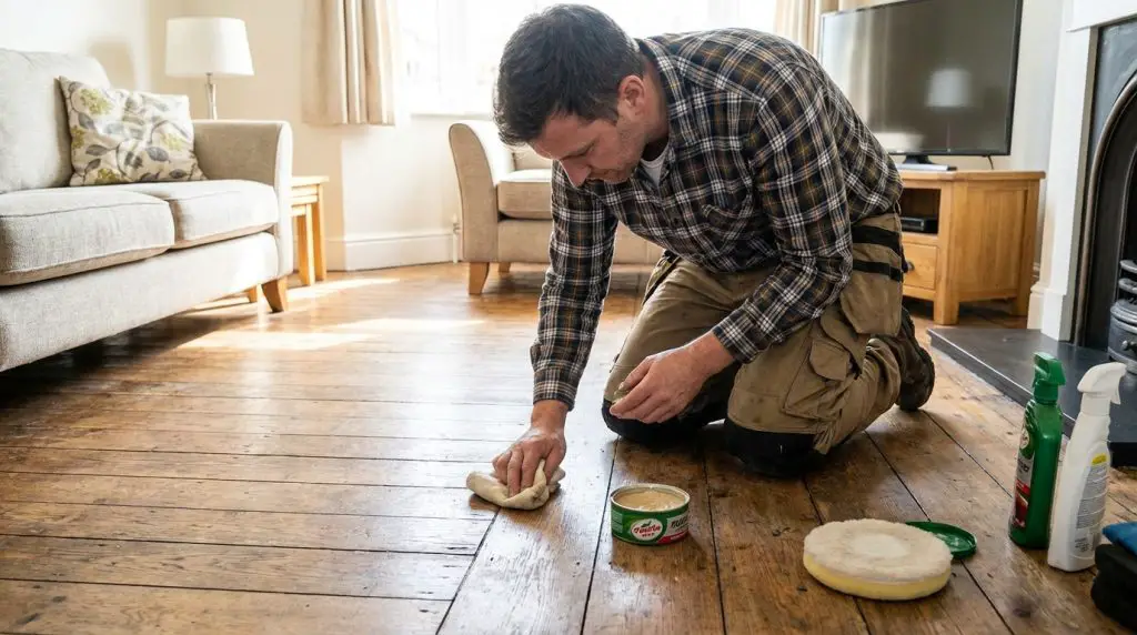 car wax finish on wood